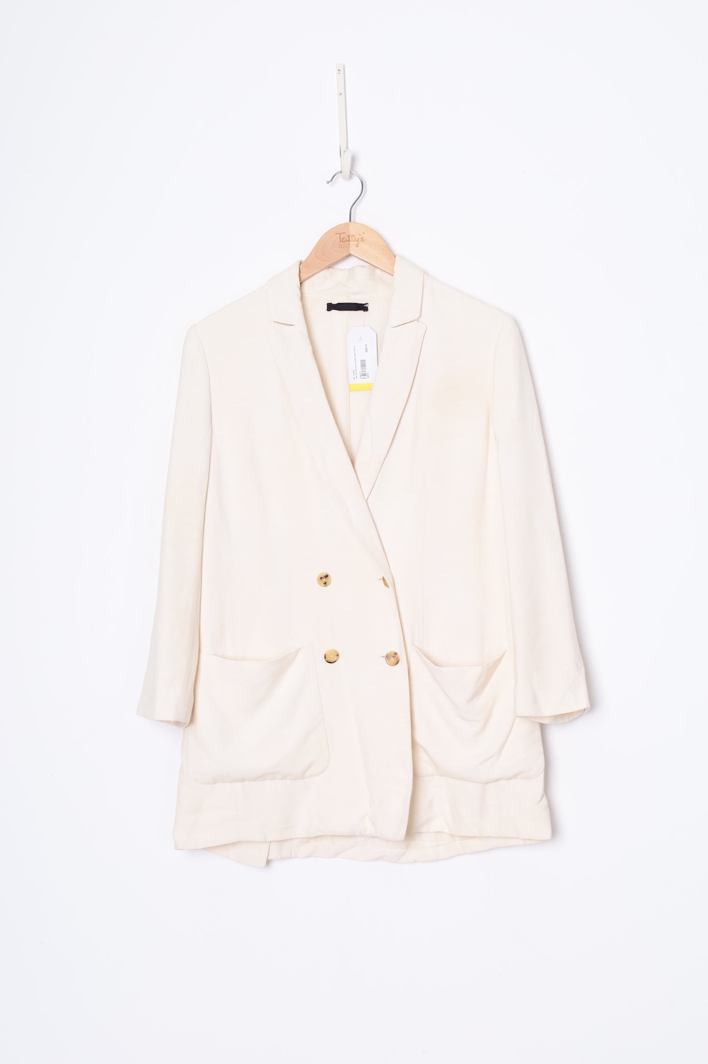 The Row Womens Cream Blazer Size S