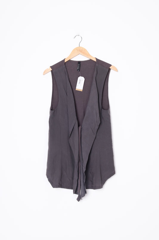 Visage Womens Grey Vest Size M