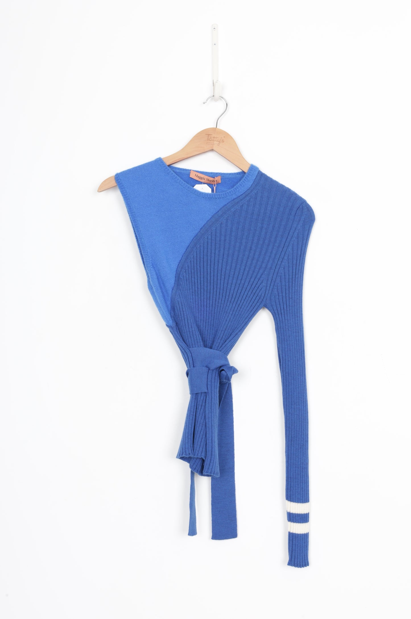 Maggie Marilyn Womens Blue Top Size M