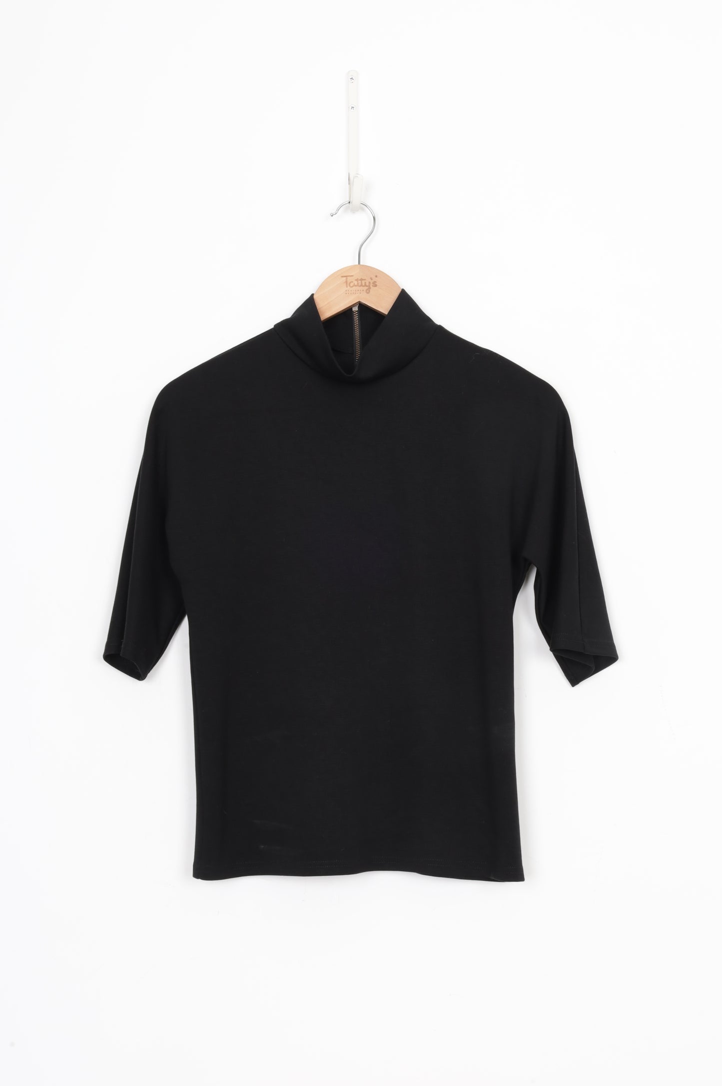 Repertoire Womens Black Top Size 8