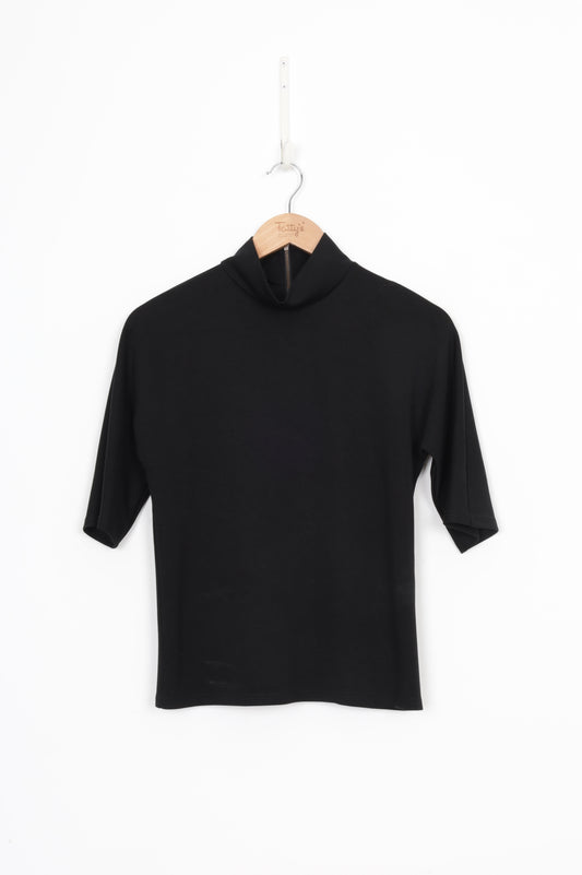 Repertoire Womens Black Top Size 8