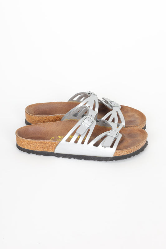 Birkenstock Womens Metallic Shoes Size EU 38