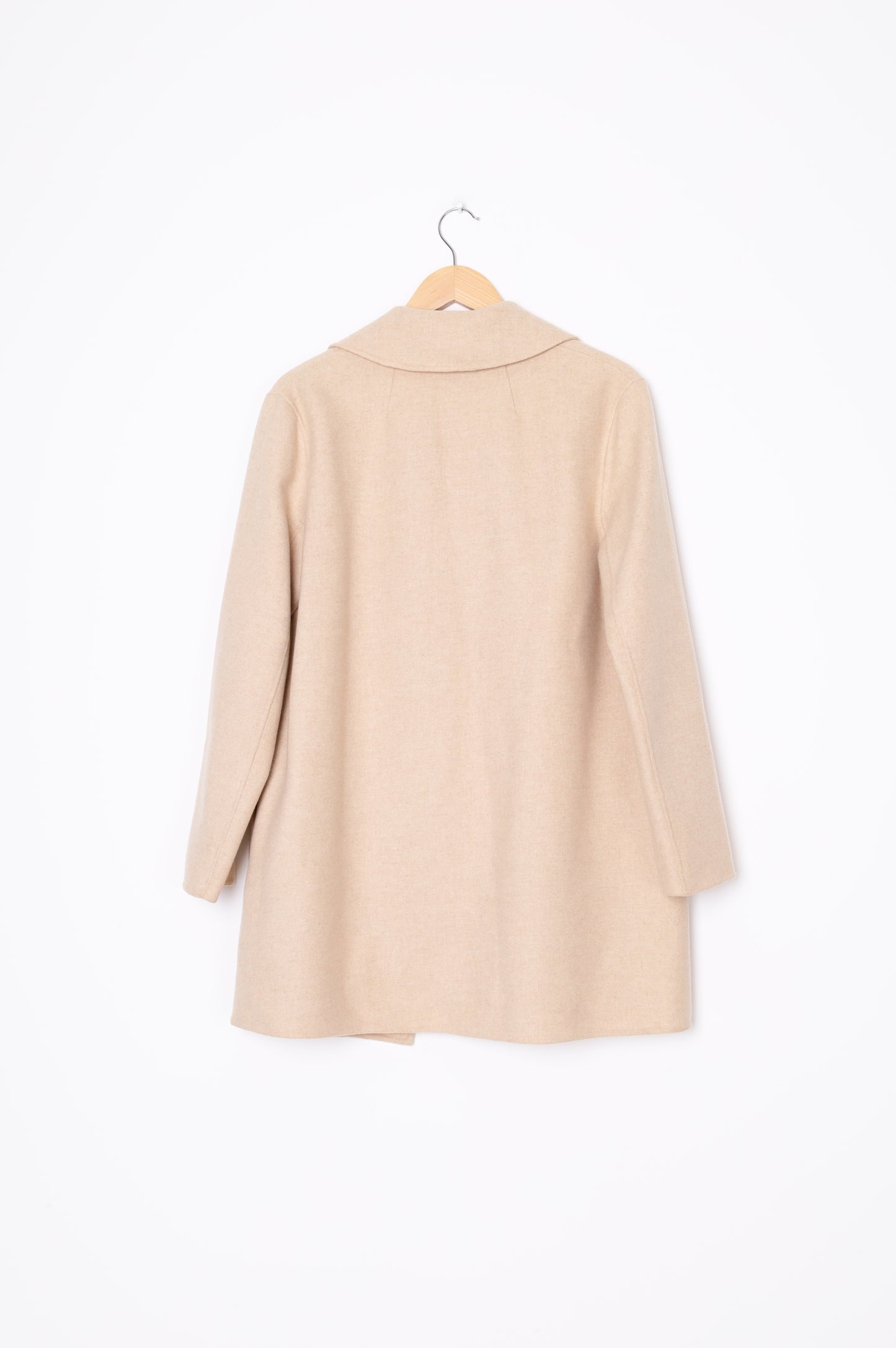 Theory Womens Beige Coat Size S