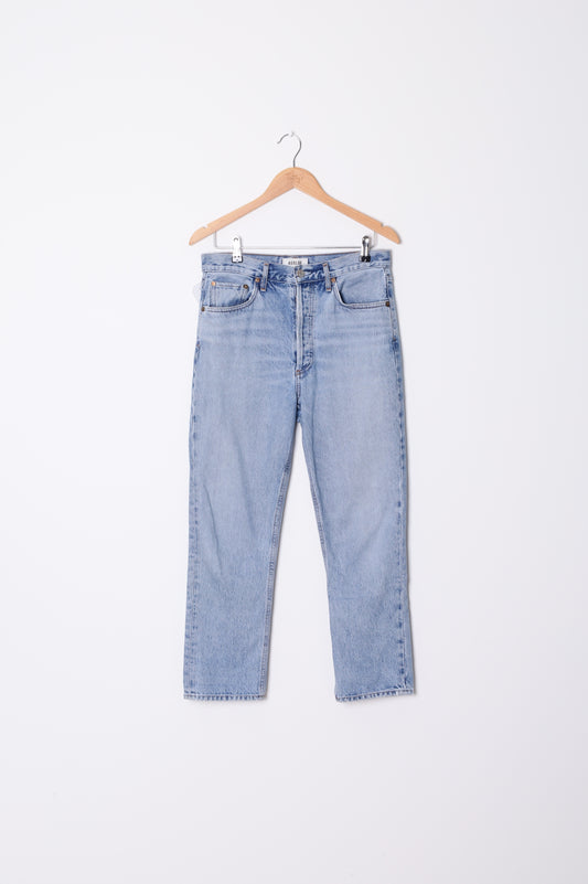 AGOLDE Womens Blue Jeans Size W 28