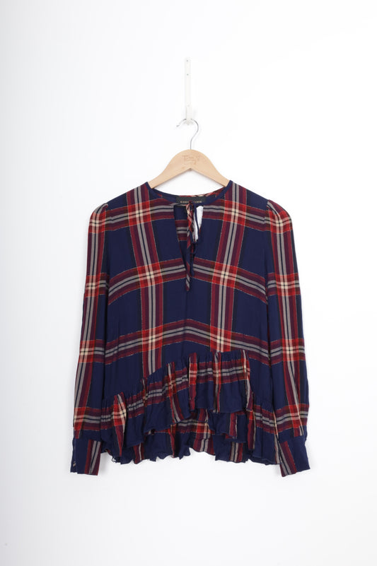 Karen Walker Womens Blue Top Size 4