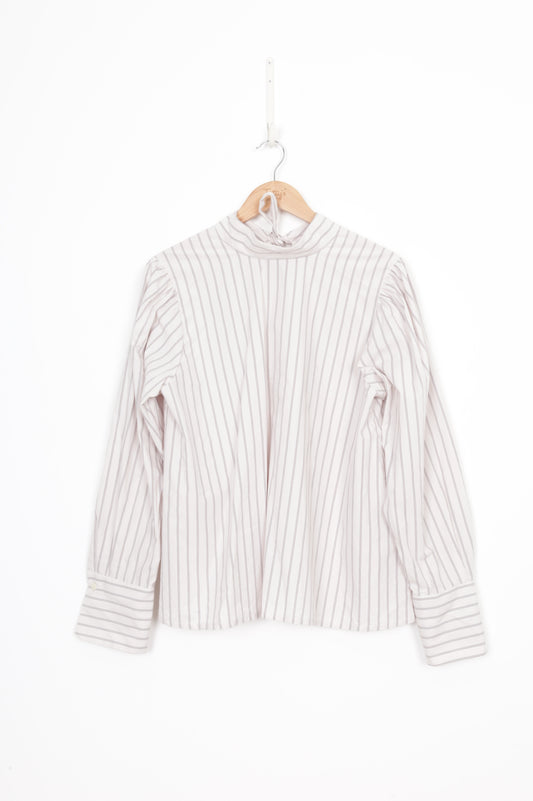 Mina Womens Beige Top Size N/S