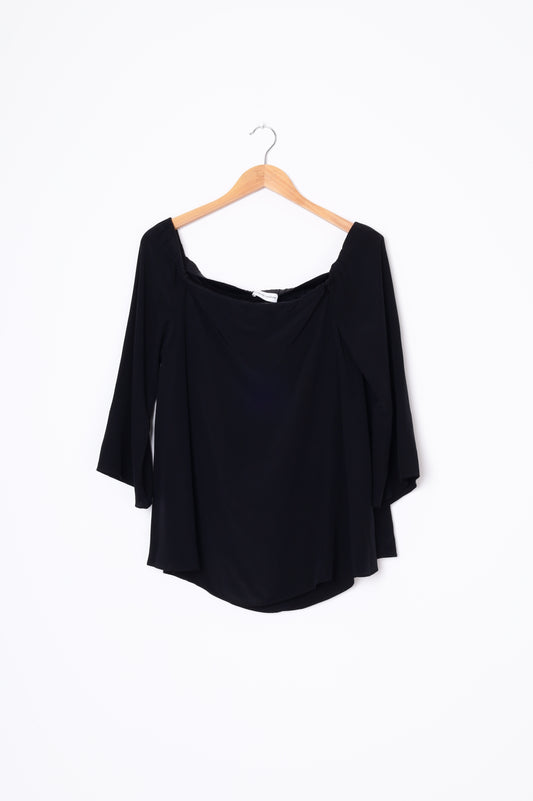 Scanlan Theodore Womens Black Top Size 10