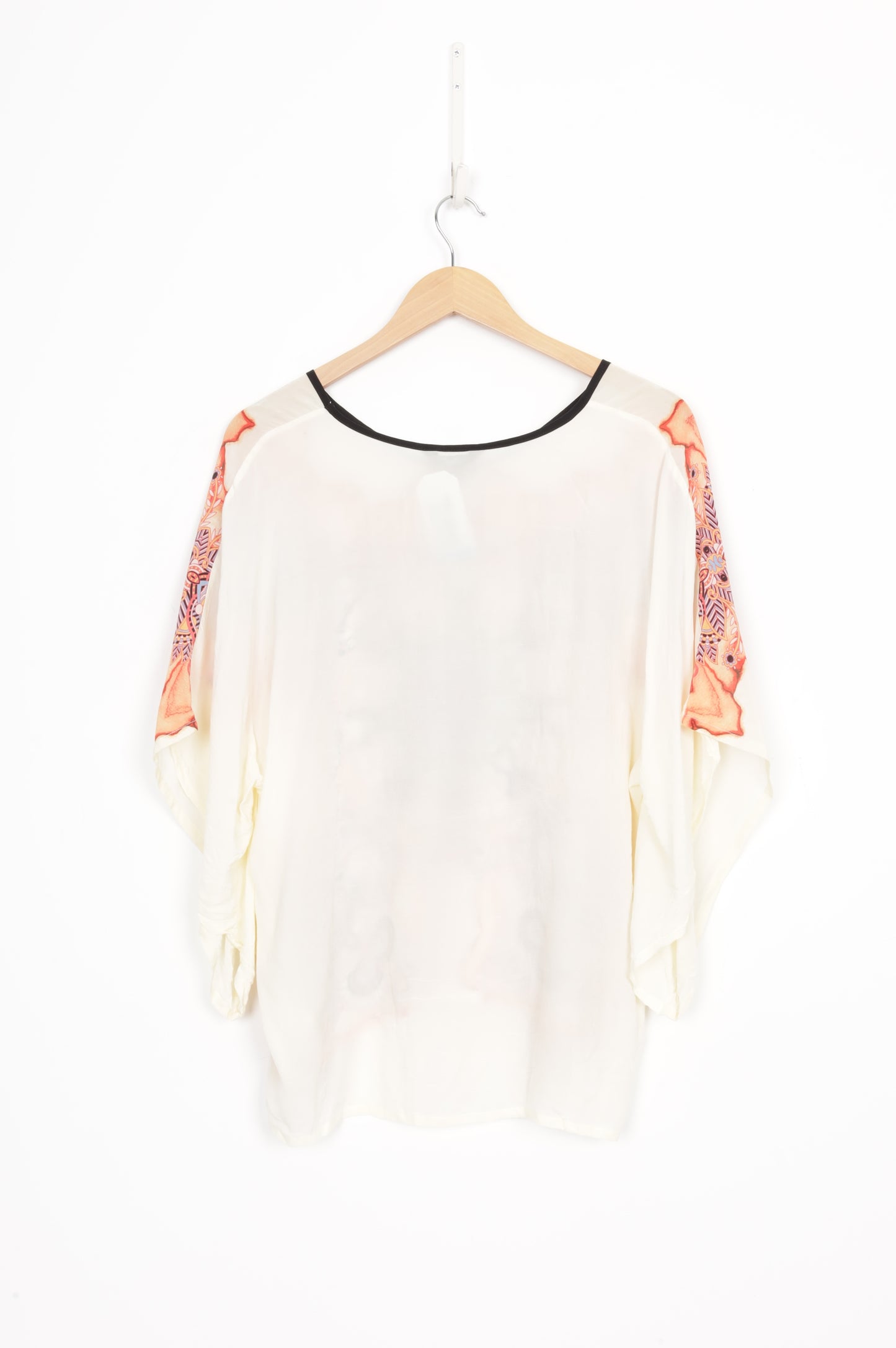 Verge Womens Cream Blouse Size S
