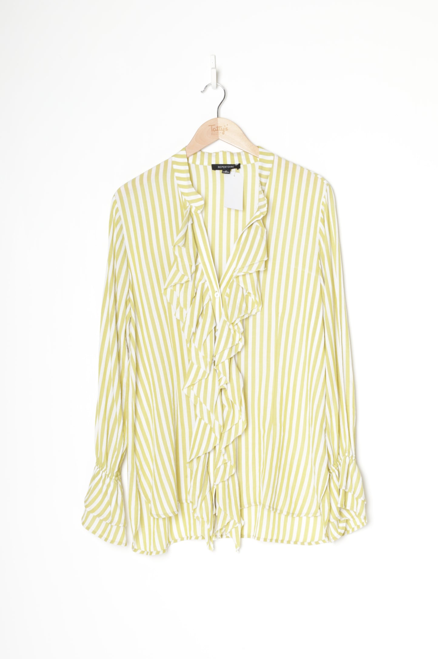 Repertoire Womens Green Shirt Size 10