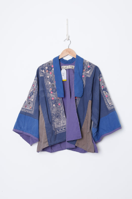 Magnolia Pearl Womens Blue Jacket Size O/S