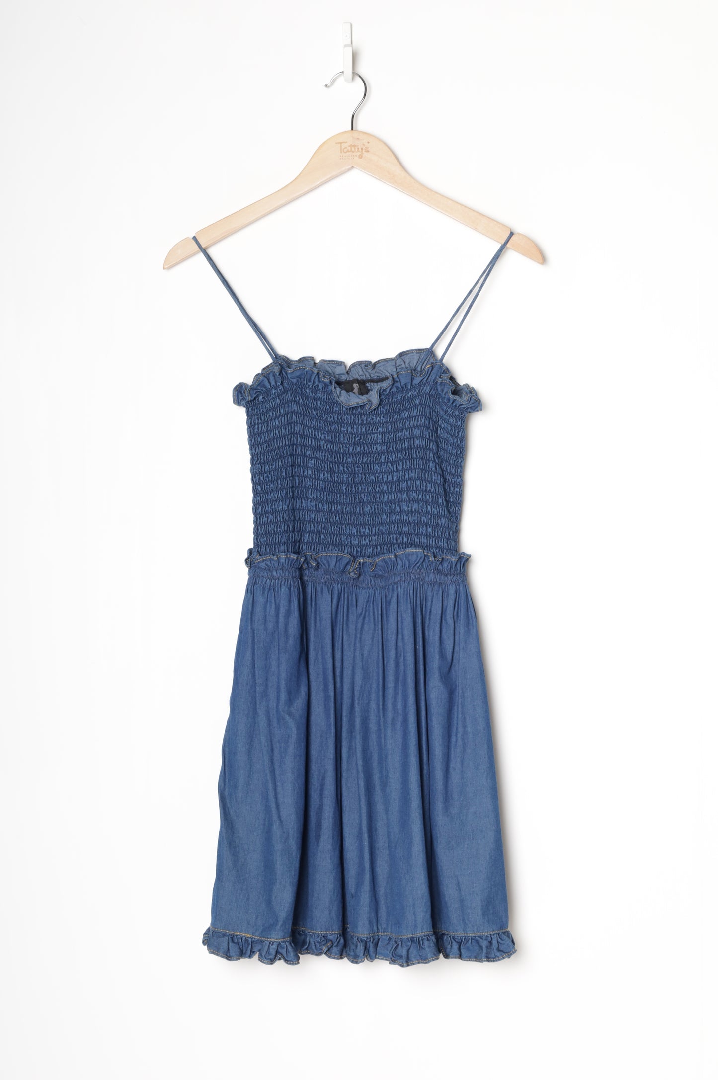 Karen Walker Runaway Womens Blue Dress Size 8