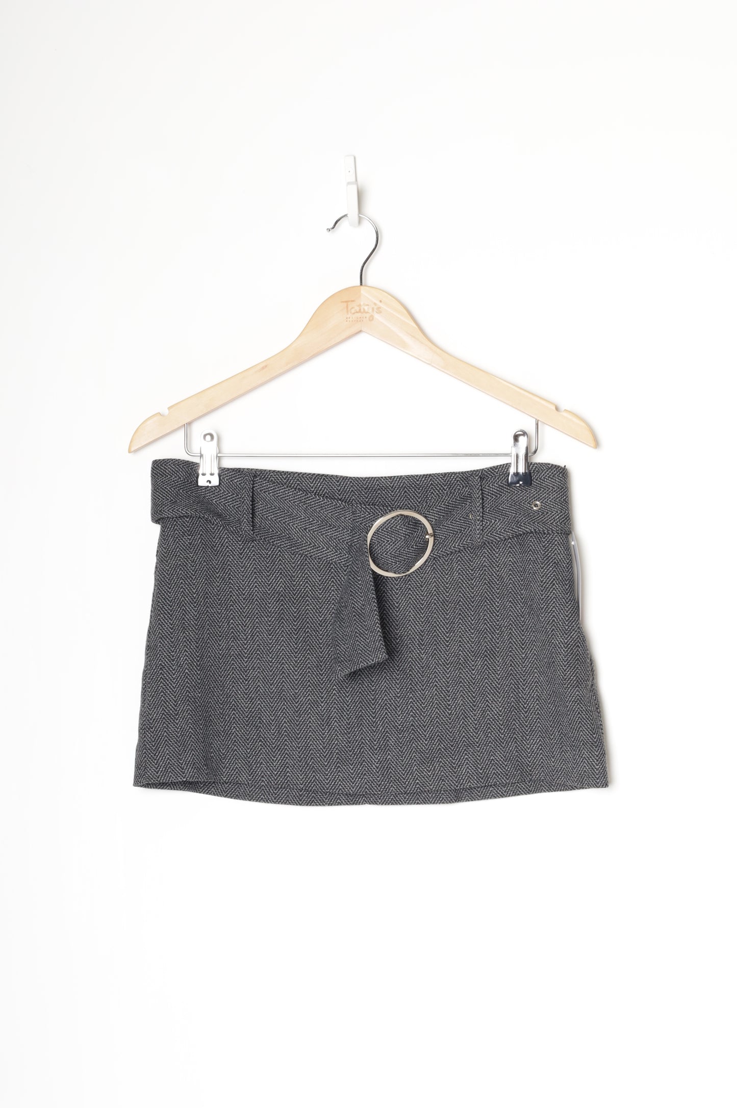 Musier Paris Womens Grey Skirt Size 36