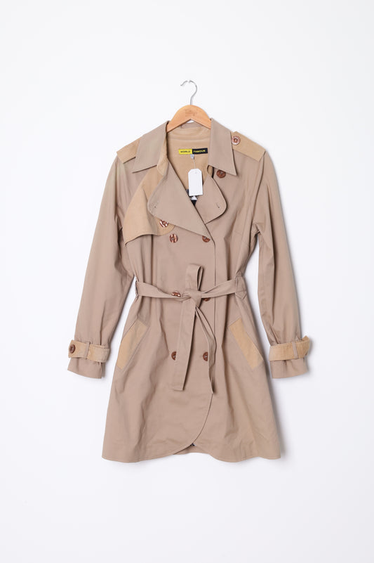 World Famous (NZ Made) Womens Beige Coat Size L