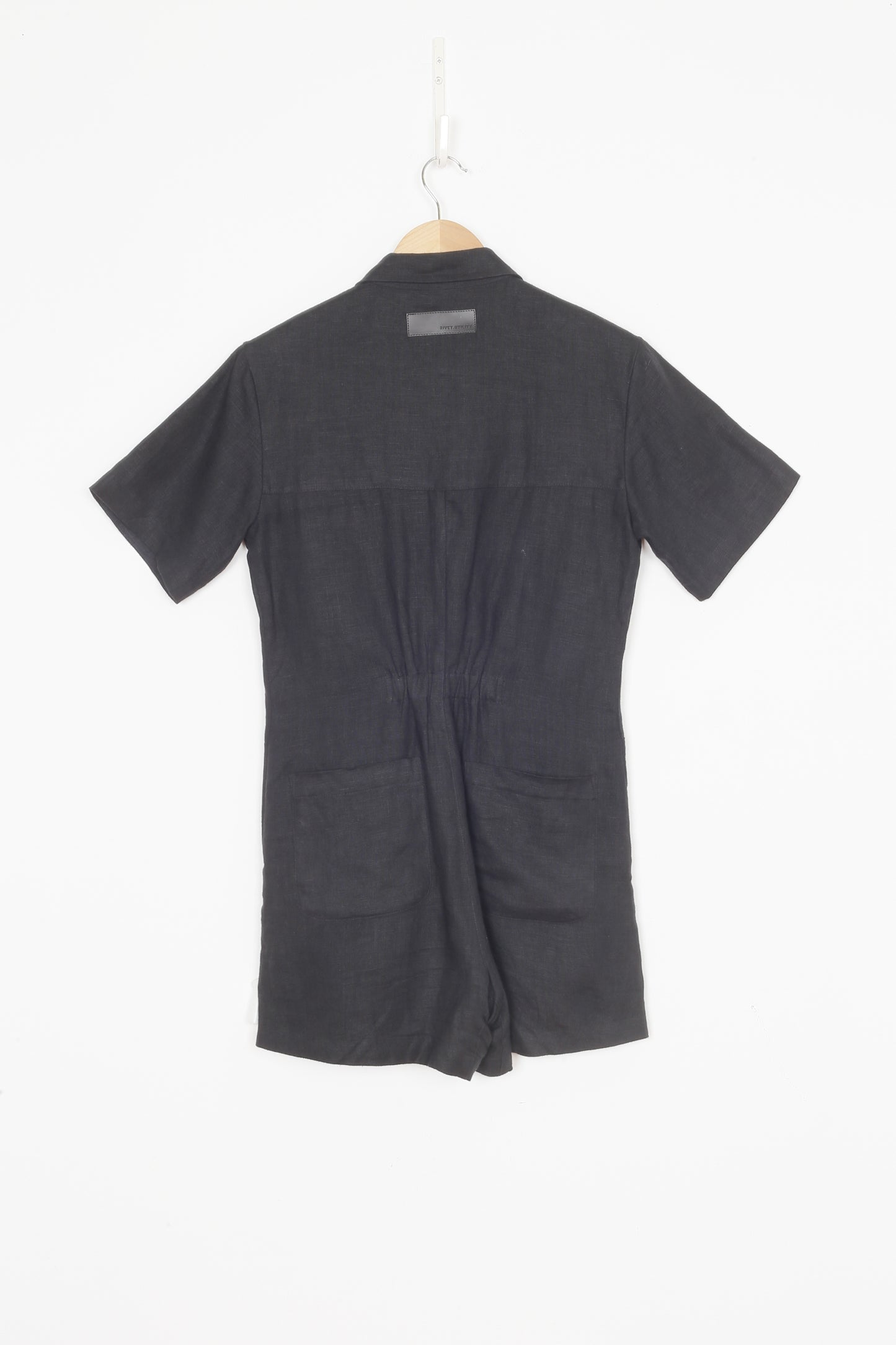 Rivet . Utility Womens Black Playsuit Size XS