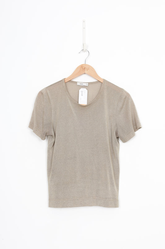 Liam Womens Gold T-shirt Size 10