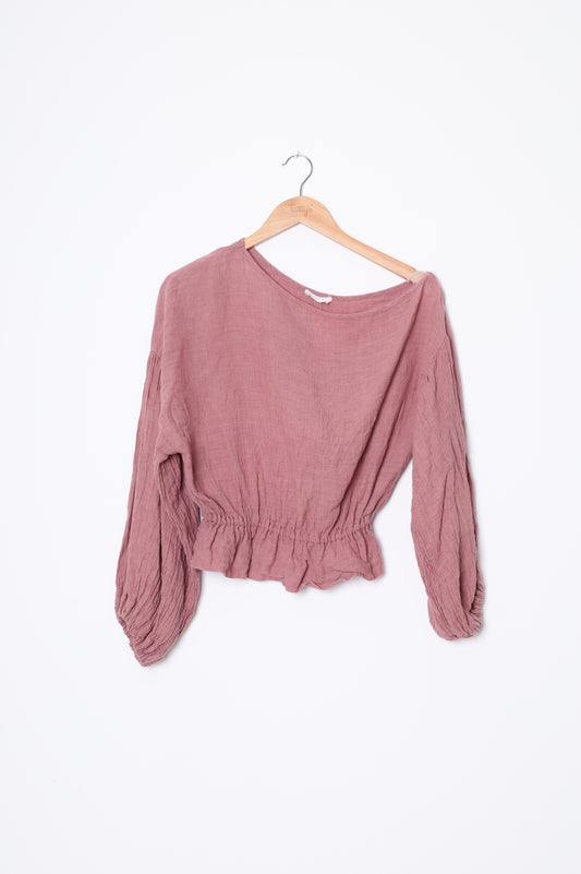 Dominique Healy Womens Pink Top Size S