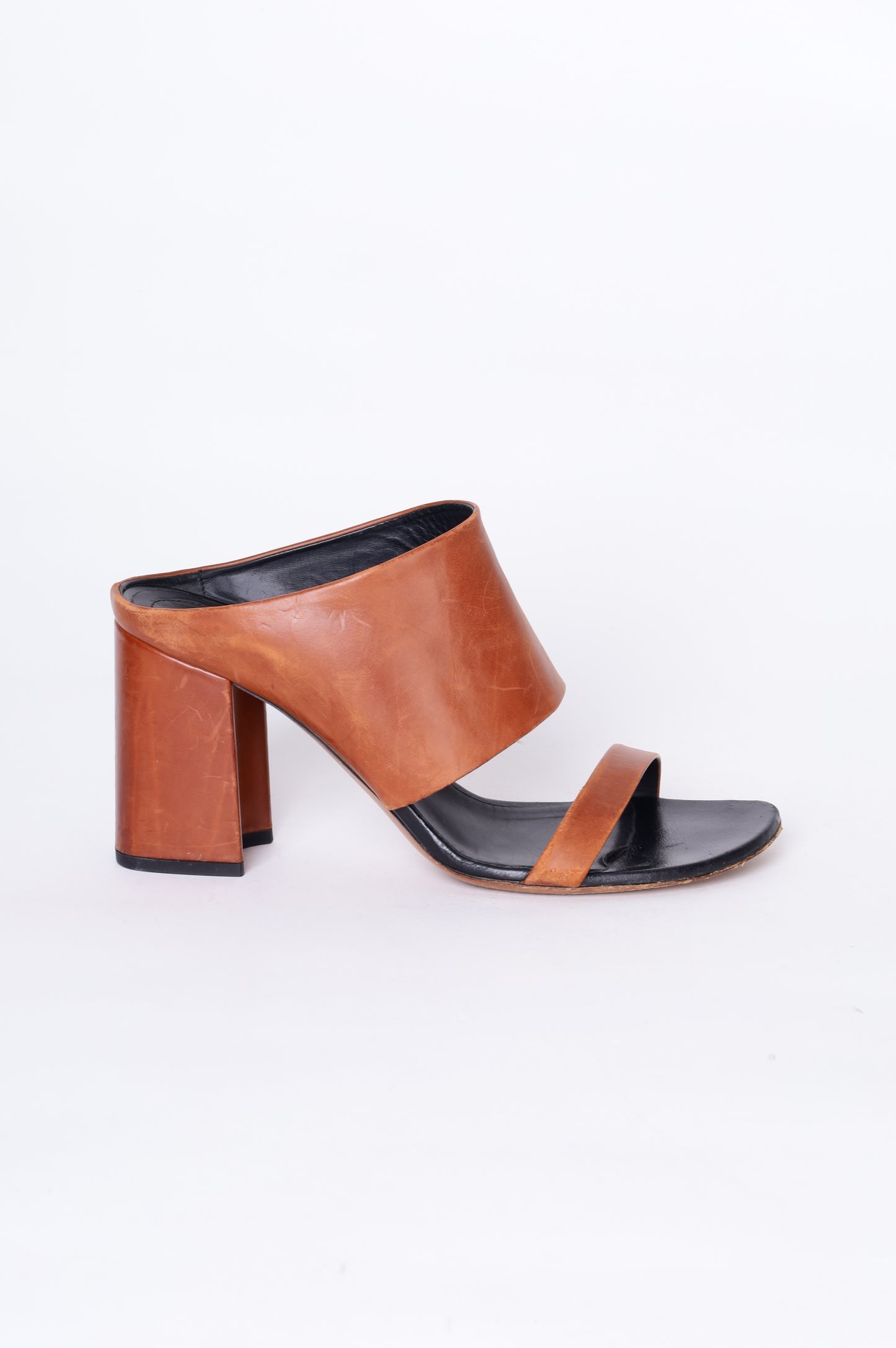 Dries Van Noten Womens Brown Heels Size 40