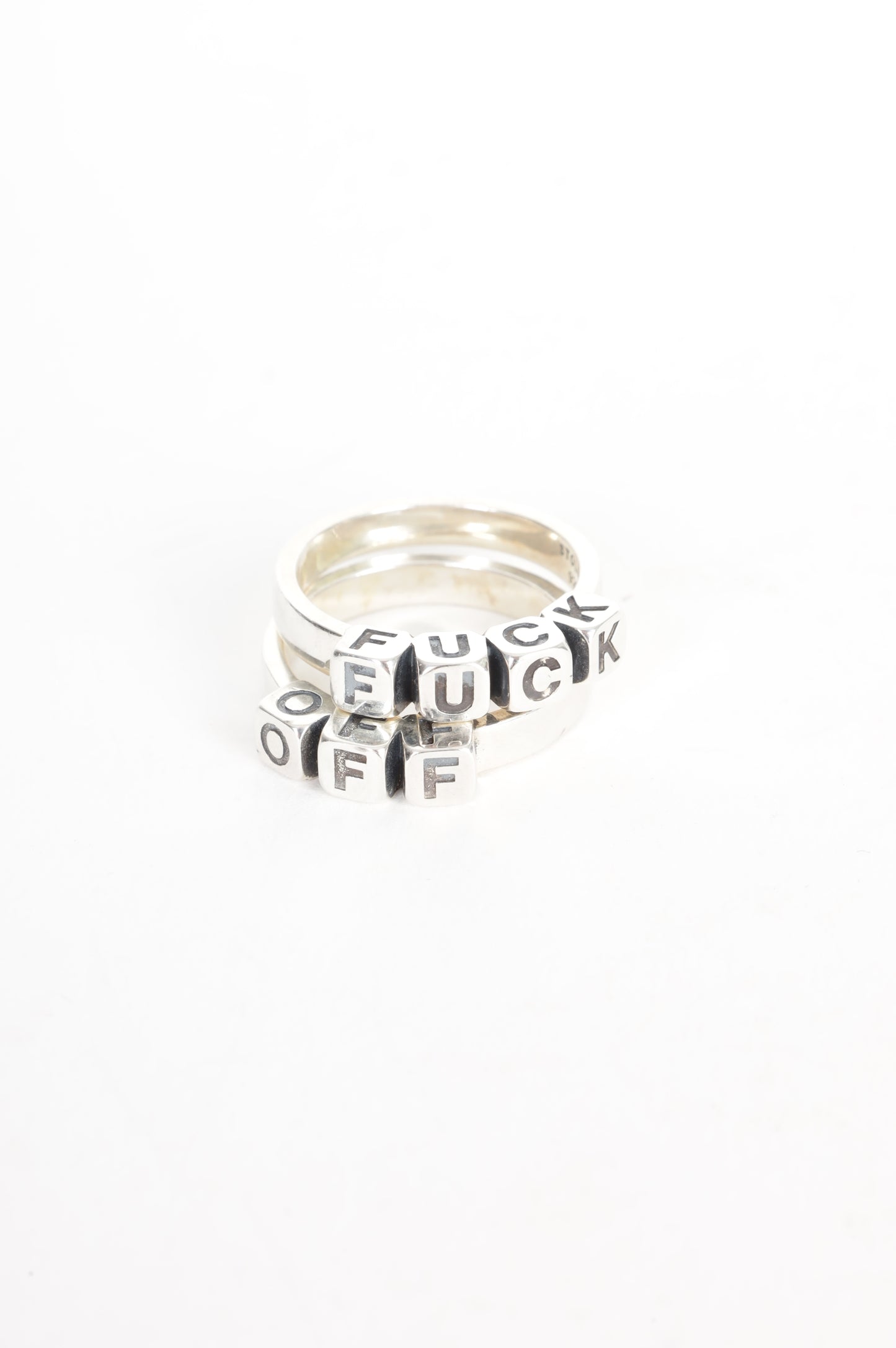 Stolen Girlfriends Club Womens Silver Ring Size US 10.5