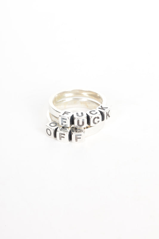 Stolen Girlfriends Club Womens Silver Ring Size US 10.5