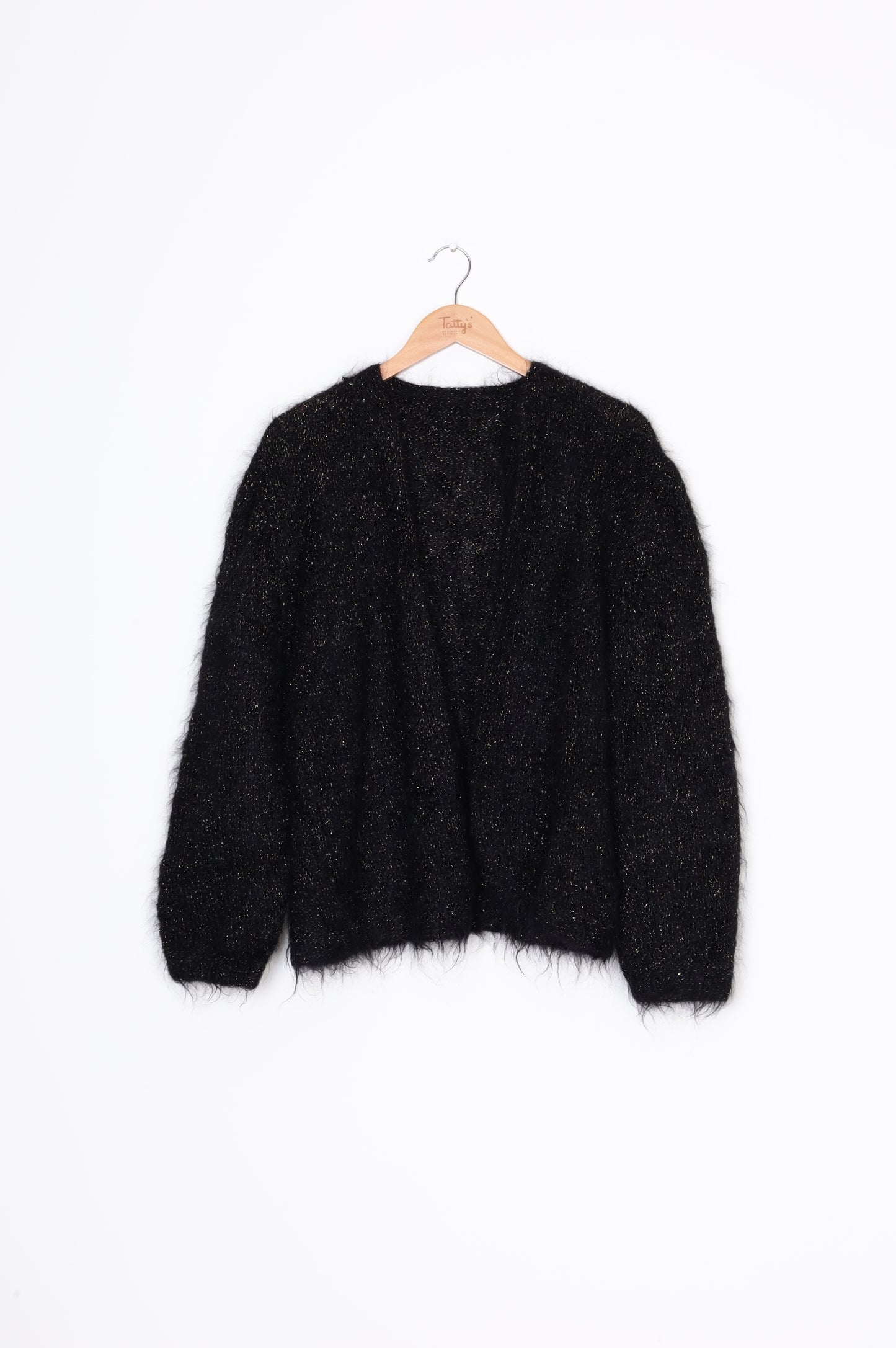No Label Womens Black Cardigan Size M