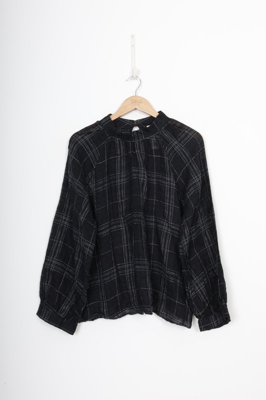 Marle Womens Black Top Size 10