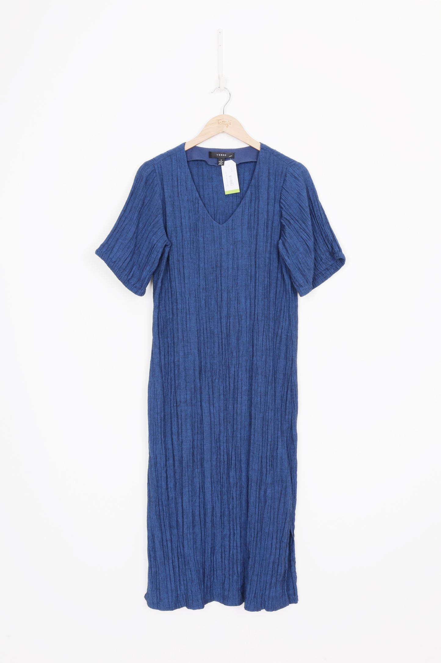 Verge Womens Blue Dress Size S