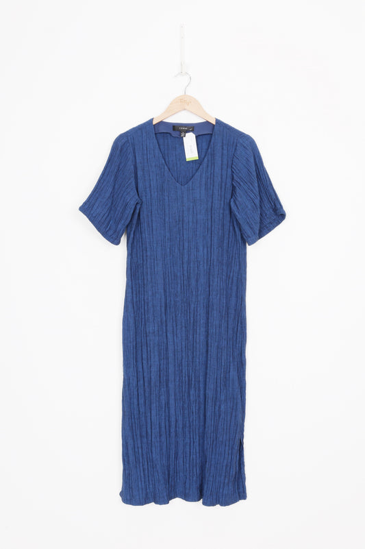 Verge Womens Blue Dress Size S
