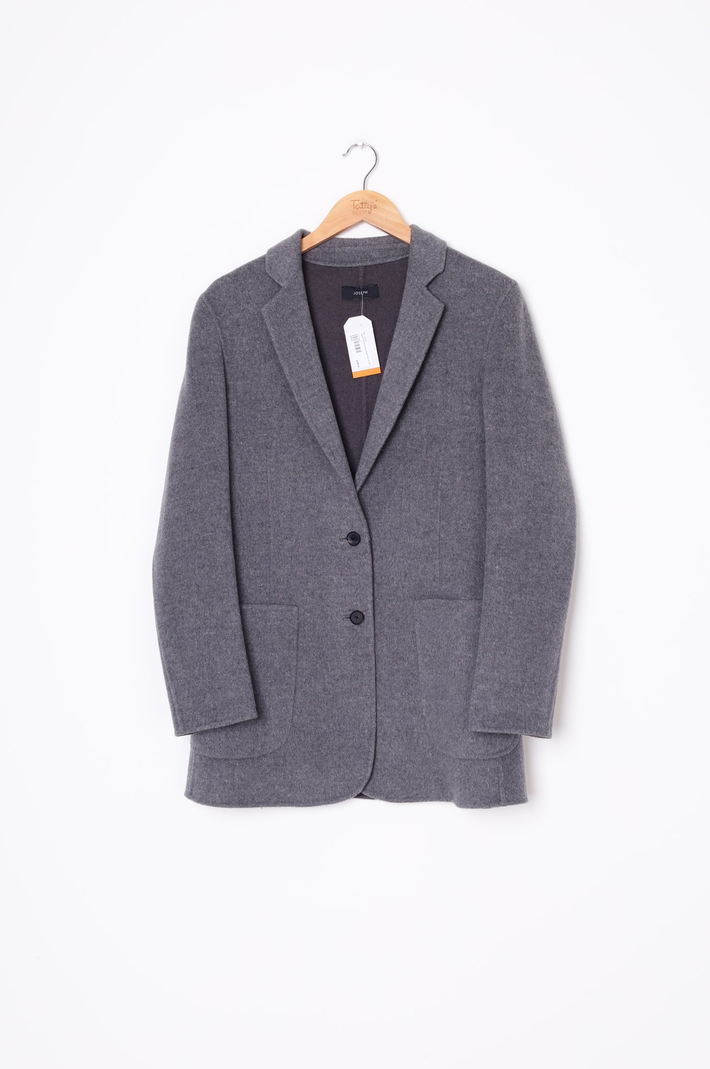 Joseph Womens Grey Blazer Size EU 38