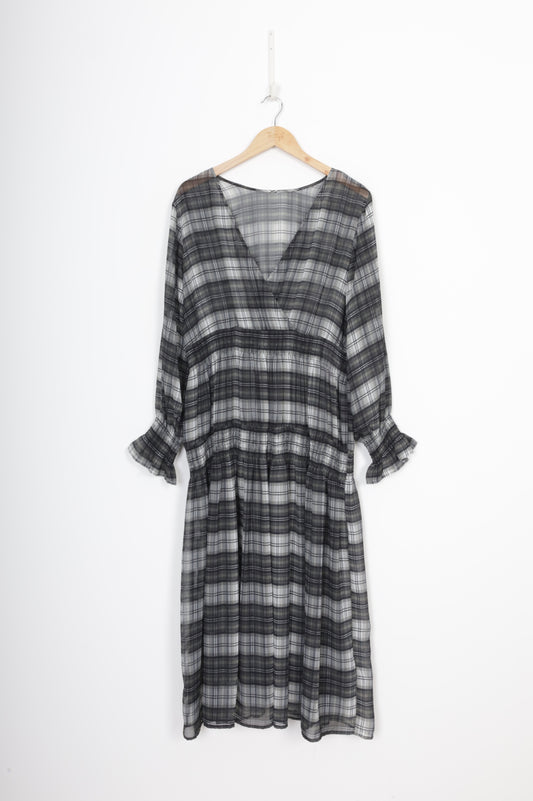 Faithful by Moochi Womens Grey Dress Size 8