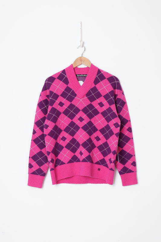 Acne Studios Womens Pink Jumper Size XS