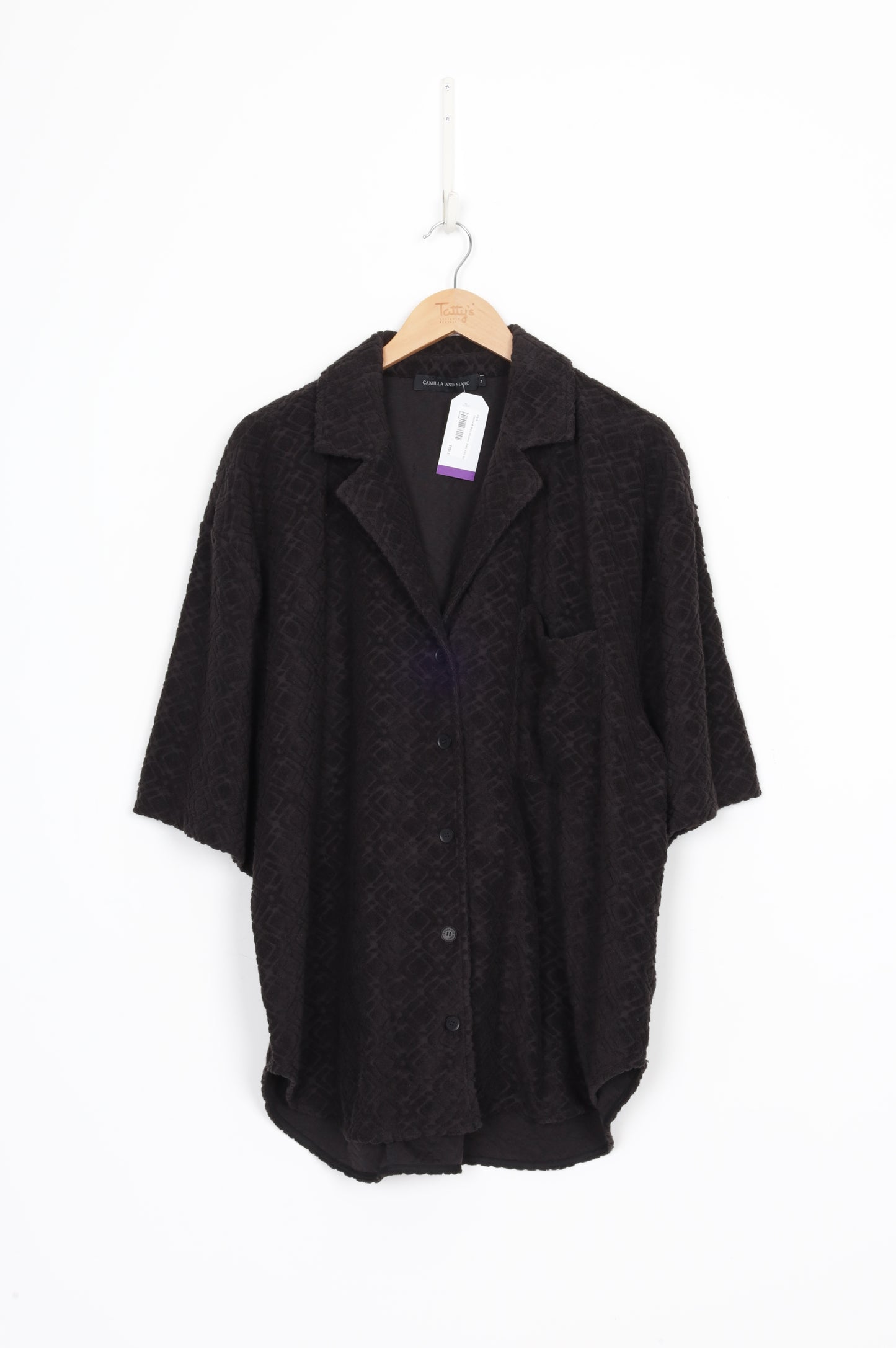 Camilla & Marc Womens Black Shirt Size 14