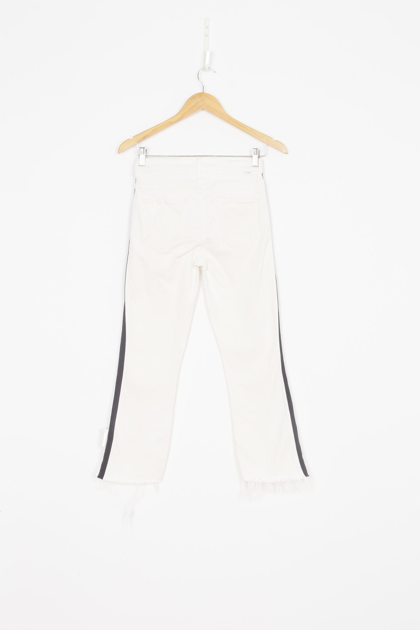 MOTHER Womens Cream Jeans Size W 25
