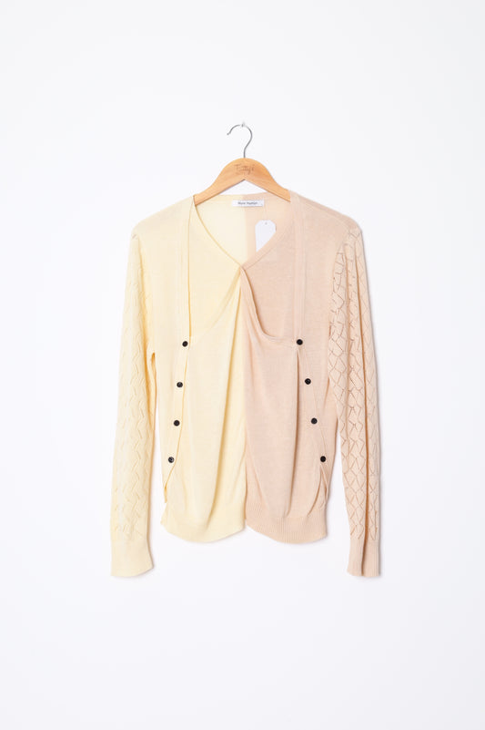 Wynn Hamlyn Womens Yellow Jumper Size L