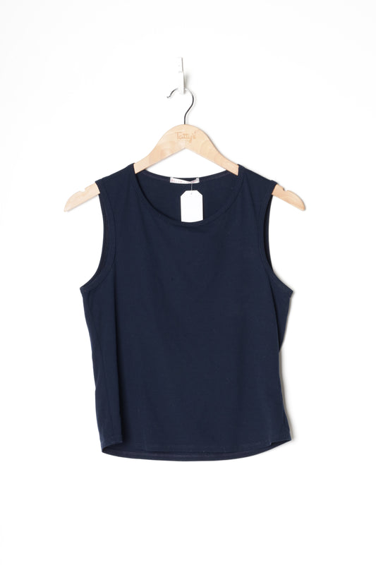 Helen Cherry Womens Blue Top Size L