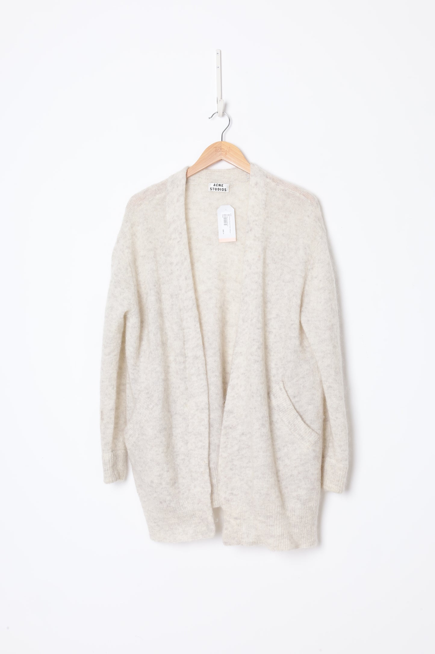 Acne Studios Womens Cream Cardigan Size XXS