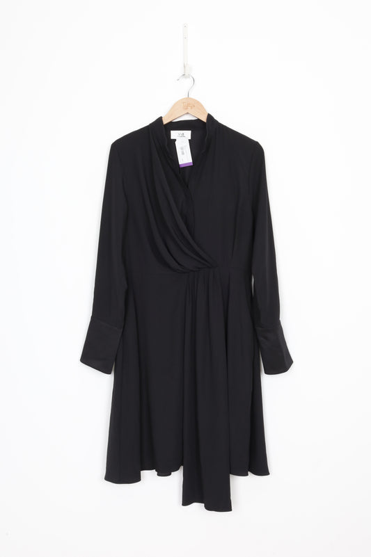 VVB Victoria Beckham Womens Black Dress Size 14