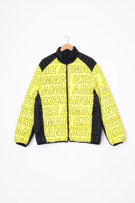A/X Armani Exchange Mens Yellow Jacket Size L