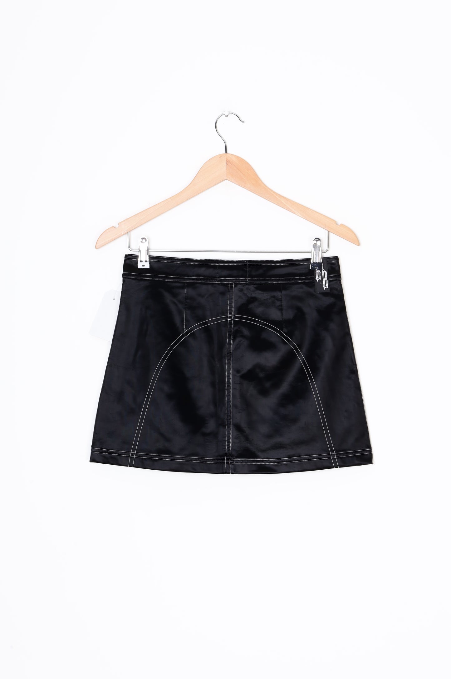 Beach Brains Womens Black Mini Skirt Size XS
