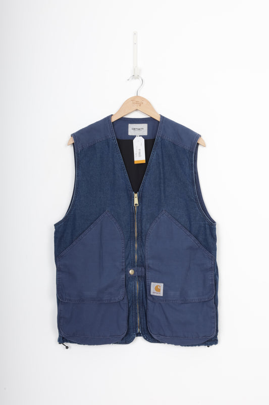 Carhartt Mens Blue Vest Size M