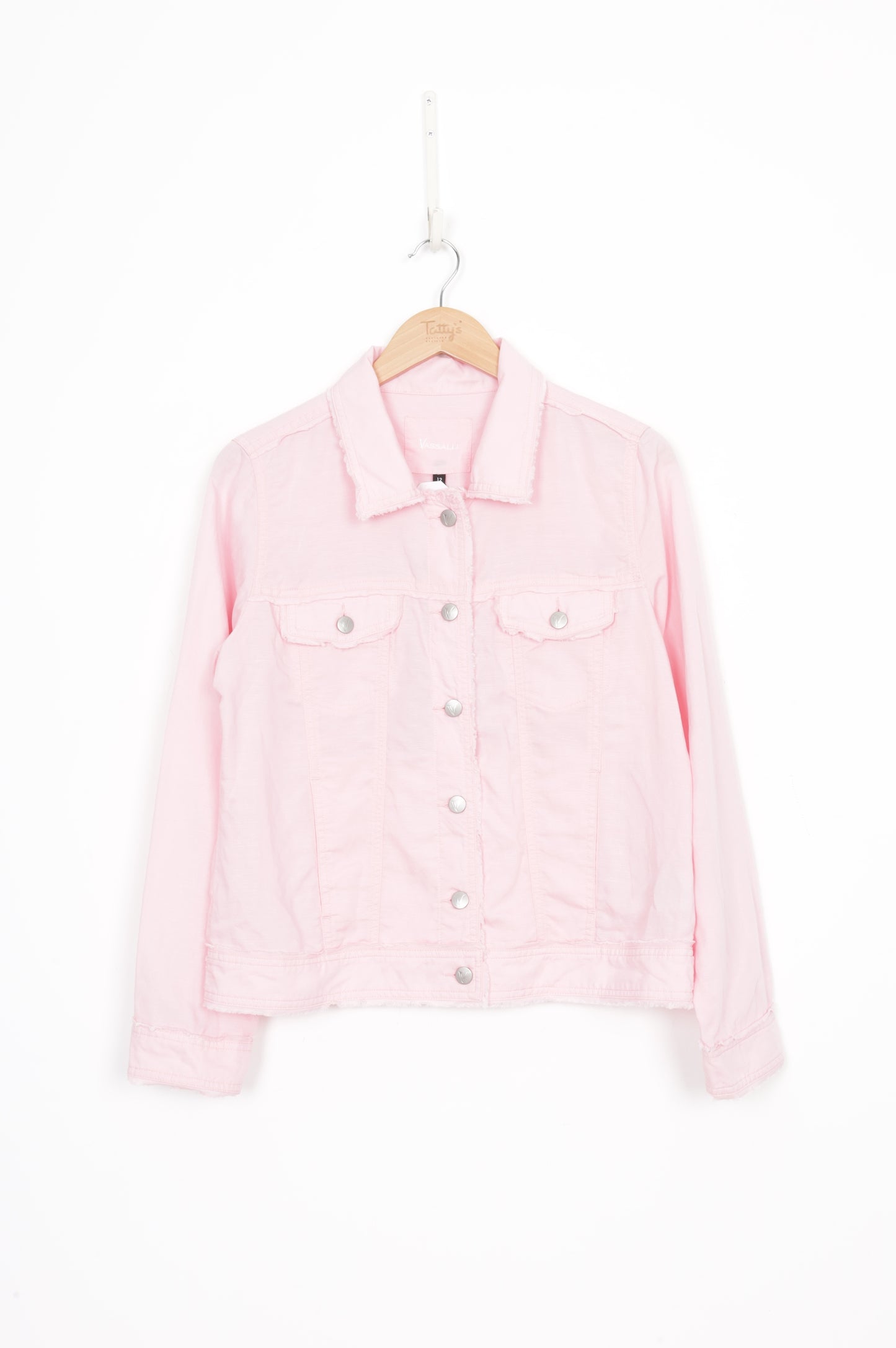 Vassalli  Womens Pink Jacket Size 12