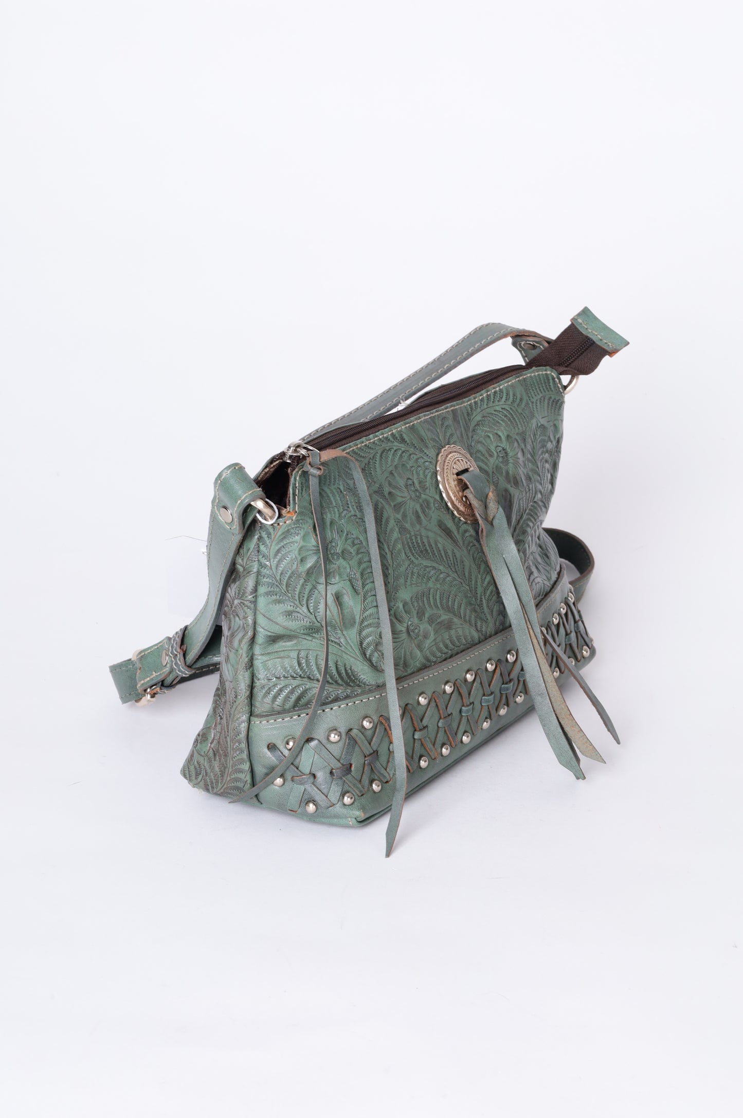 American West Womens Green Bag Size M