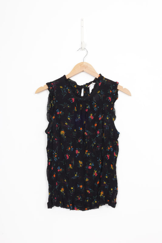 Max Womens Black Top Size 14