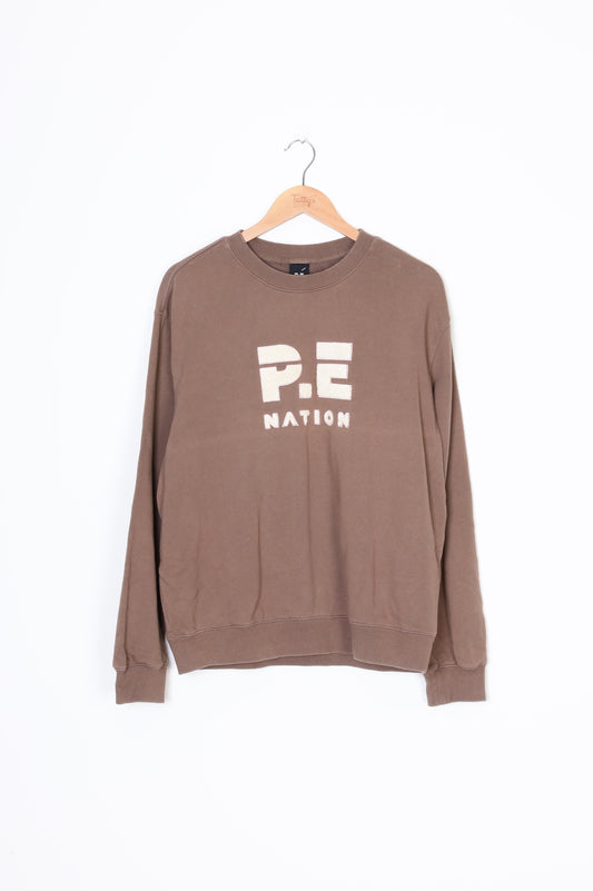 PE Nation Womens Brown Sweatshirt Size M