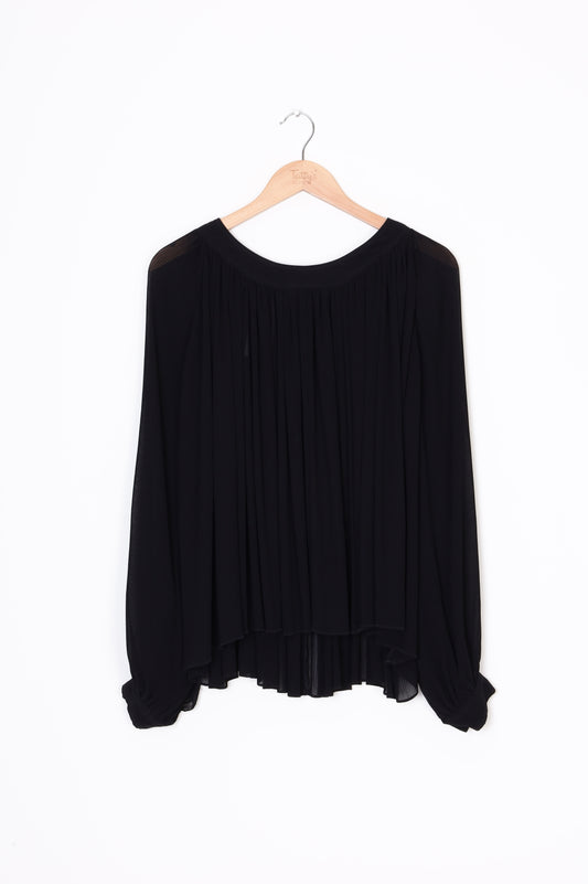 Kate Sylvester Womens Black Blouse Size S