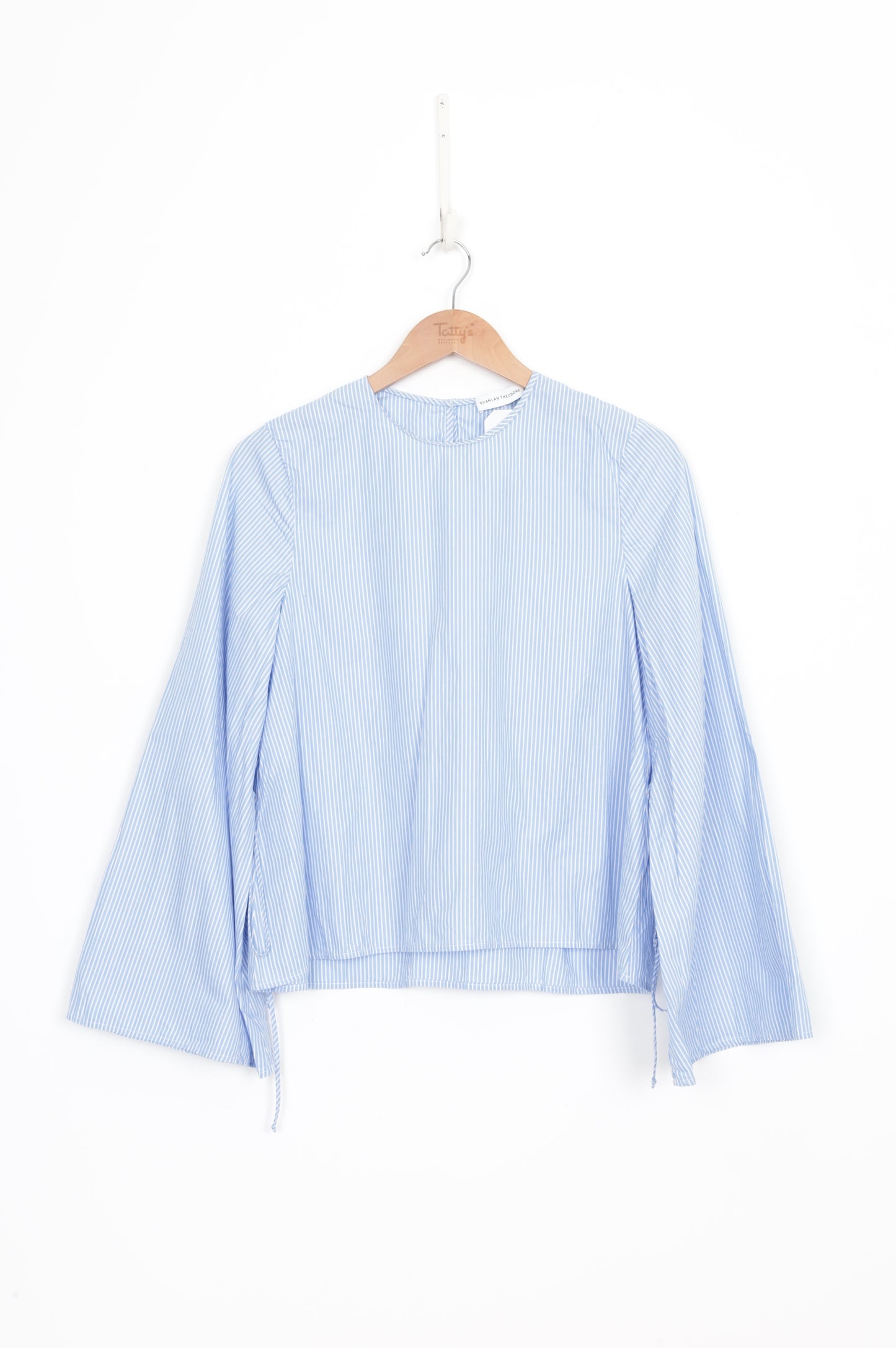 Scanlan Theodore Womens Blue Top Size 8