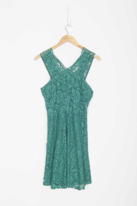 Sandro Paris Womens Green Dress Size 2