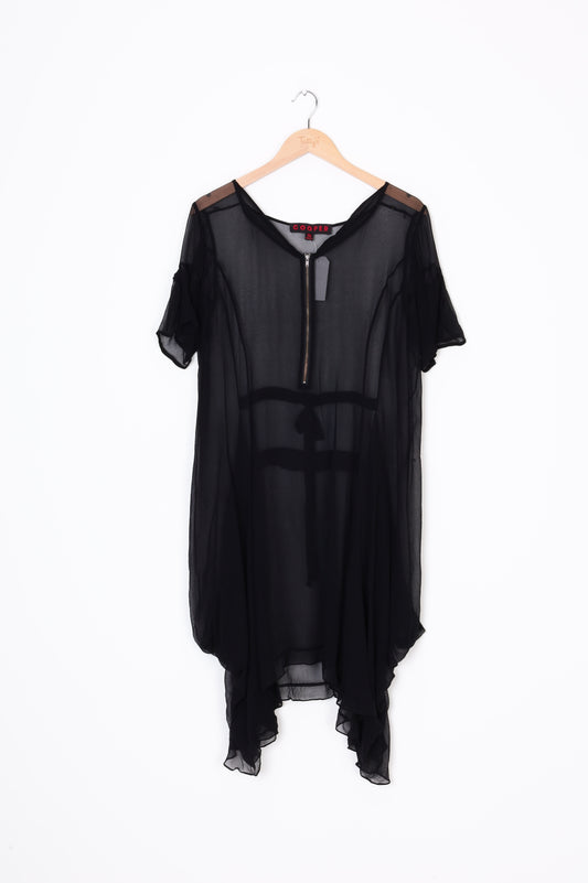 Cooper Womens Black Dress Size 16
