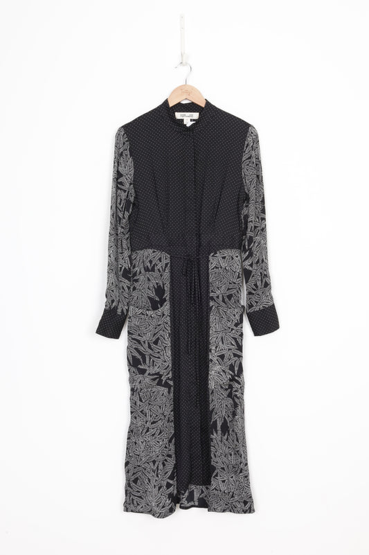 Diane von Furstenberg Womens Black Dress Size 8