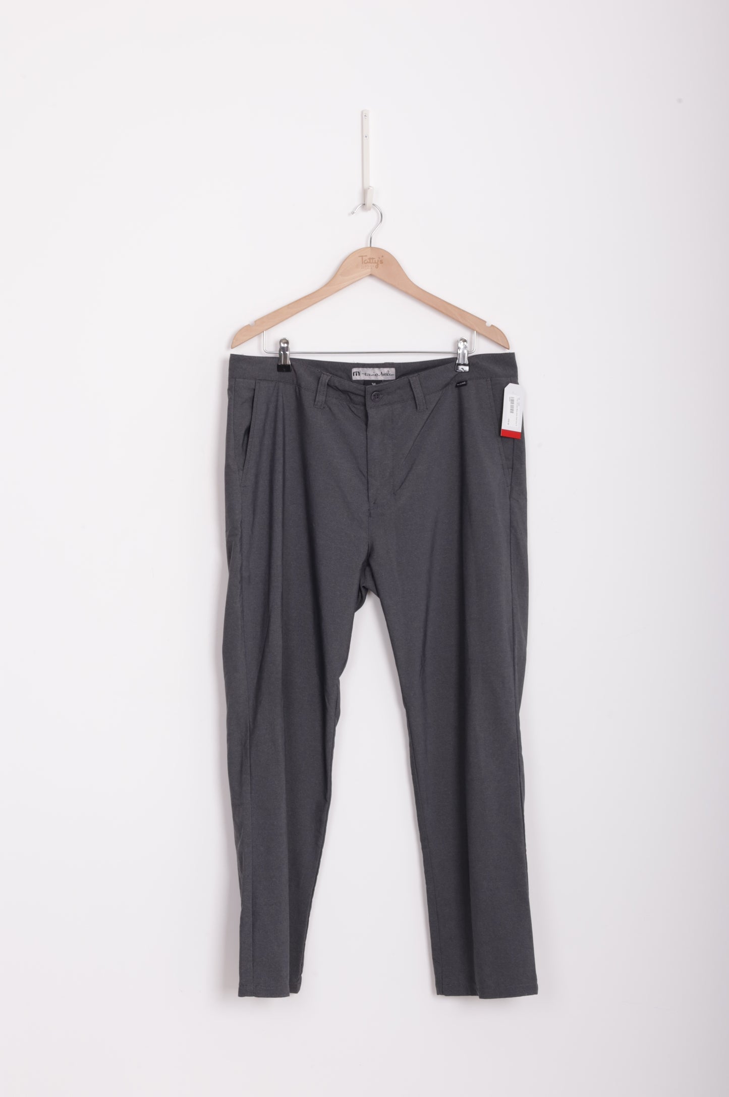 Travis Mathew Mens Grey Pants Size W 36