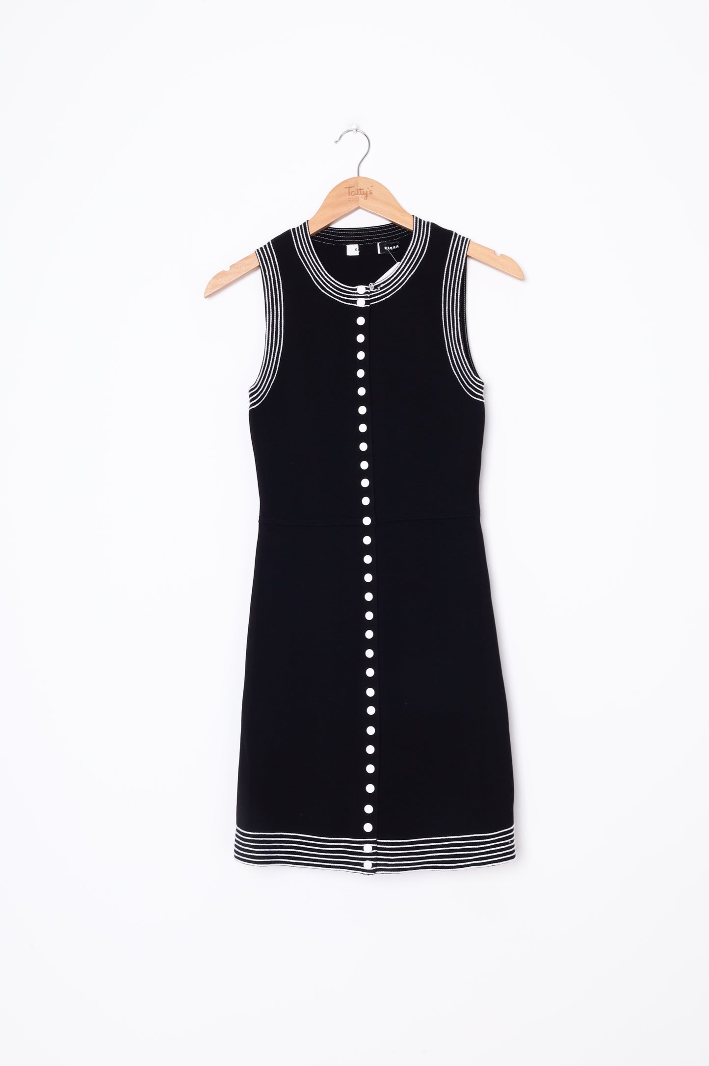Sandro Womens Black Dress Size EU 36